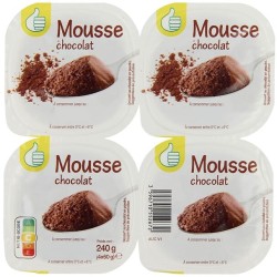 Mousse au chocolat 4x60g