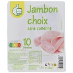 Jambon choix sans couenne x10 400g