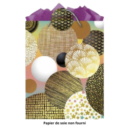 Sac cadeau grand modèle pétillant x1