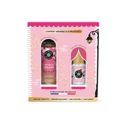 Coffret 4 pièces collection village fleur de cerisier