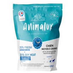 Croquettes volaille pour chien moyenne et grande race 2kg