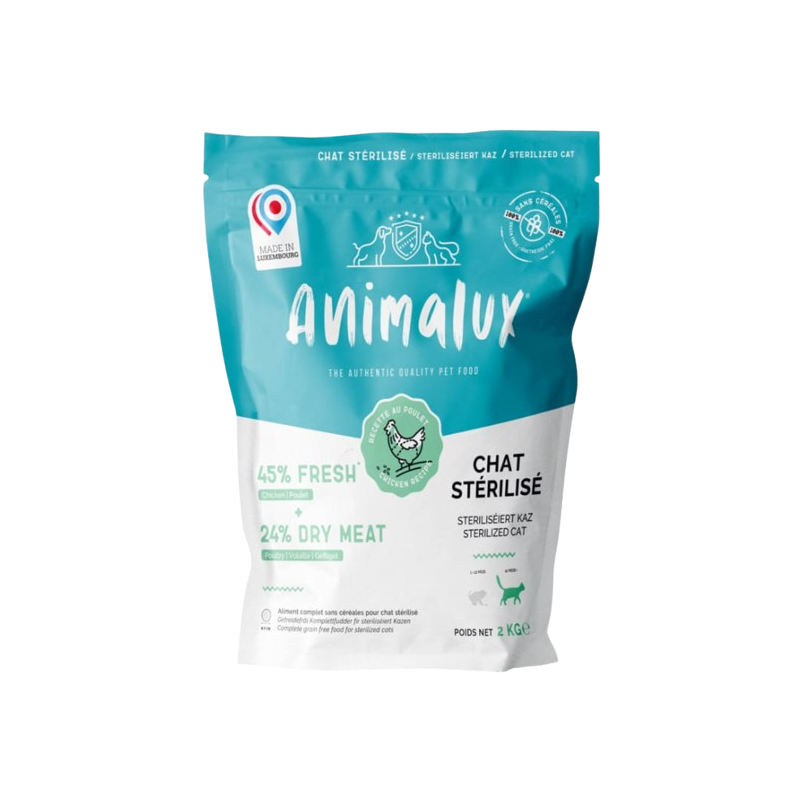 Croquettes volaille pour chat stérilisé 2kg