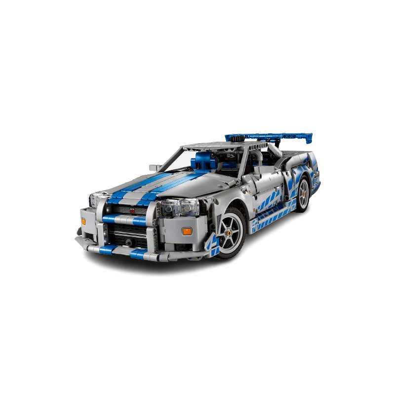 Technic voiture Nissan Skyline GT-R  R34  2 Fast 2 Furious 42210 dès 18 ans