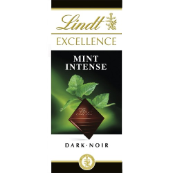 Tablette de chocolat noir à la menthe intense 100 g