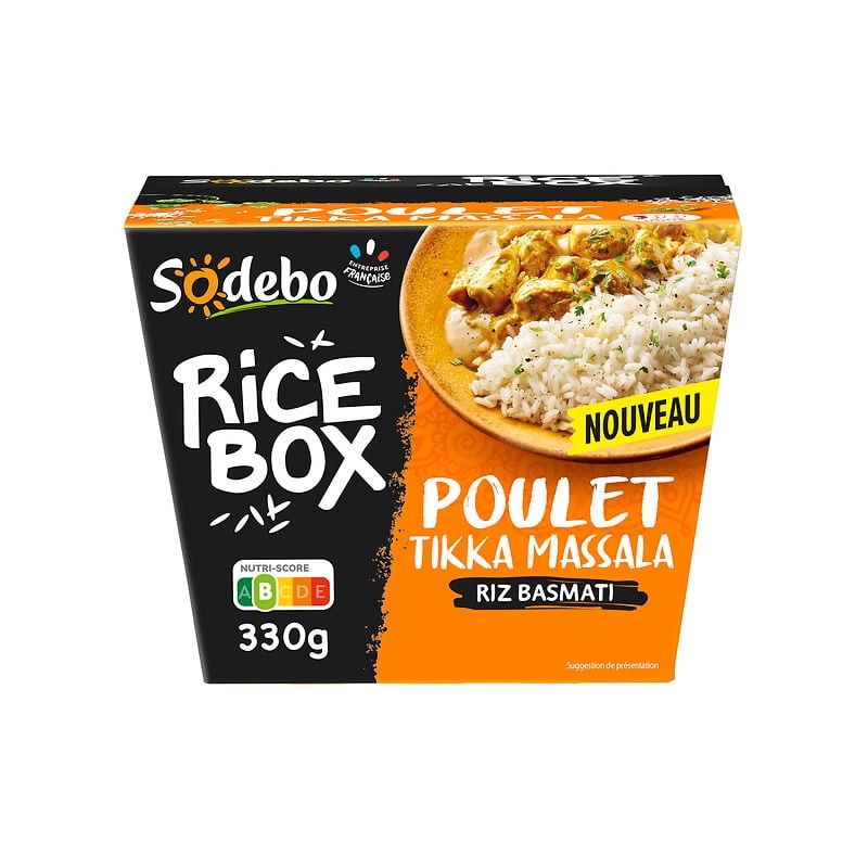 Rice box poulet tikka massala riz basmati 330g