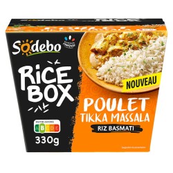 Rice box poulet tikka massala riz basmati 330g