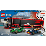 City camion de F1 avec voitures de F1 RB20 et AMR24 60445 dès 8 ans