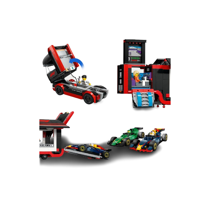 City camion de F1 avec voitures de F1 RB20 et AMR24 60445 dès 8 ans