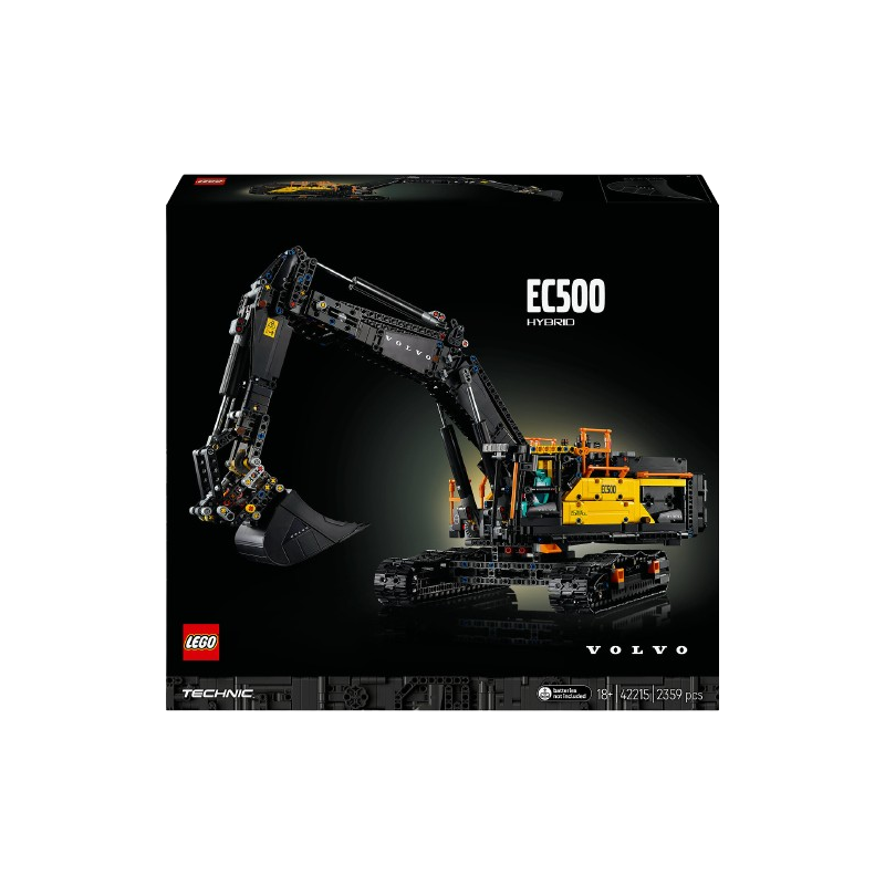 Technic pelleteuse Volvo EC500 hybride 42215 dès 18 ans