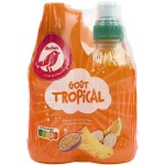 Boisson au jus de fruits goût tropical bouchon sport 4x20cl