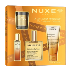 Coffret Noël la collection prodigieux 3 soins+ 1 bougie
