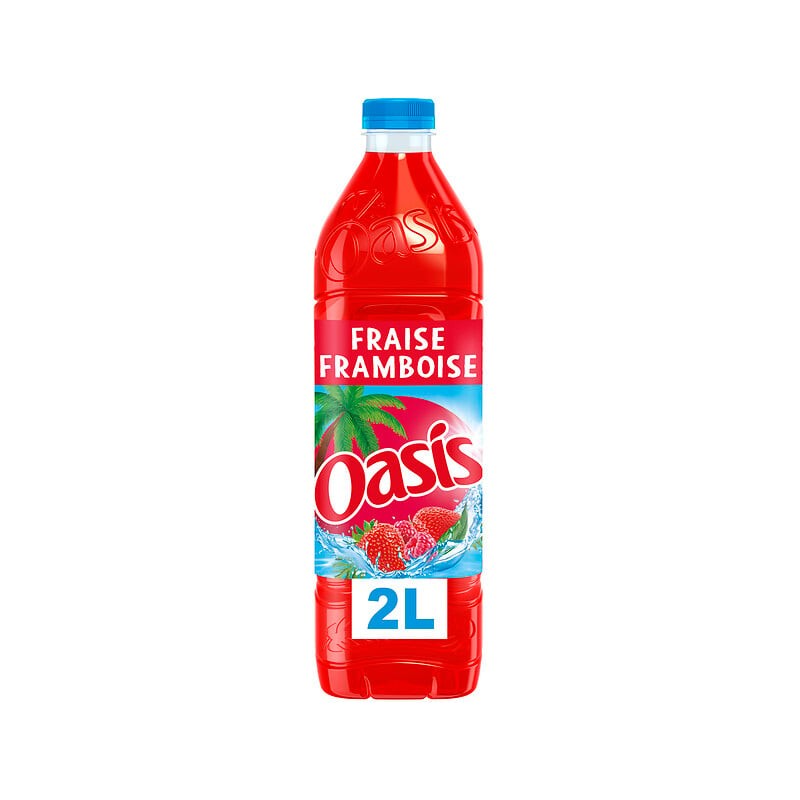 Boisson aux fruits sauveur fraise framboise 2l