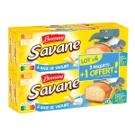 Gâteaux savane à base de yaourt 4 boîtes 840g