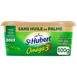 Margarine oméga 3 doux tartine et cuisson sans huile de palme 500g