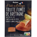 Truite fumée de Bretagne 120g