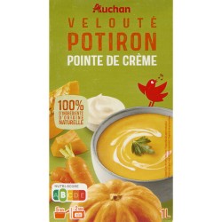 Soupe veloutée de potiron avec une pointe de crème 1l