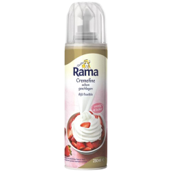 Crème fouettée sucrée 24%MG prête à l'emploi 250ml