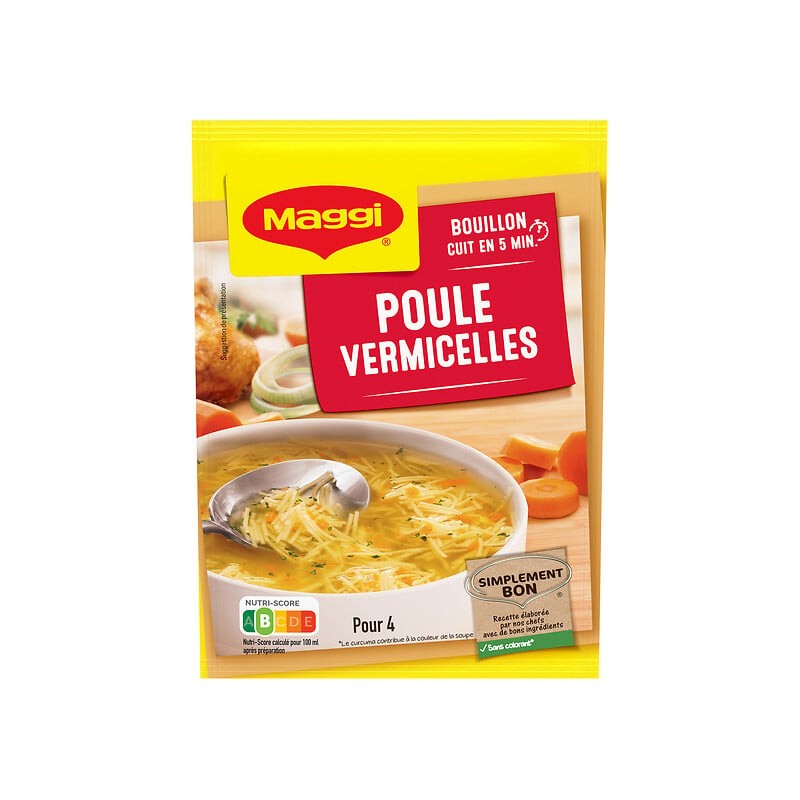 Soupe déshydratée poule et vermicelles 65g