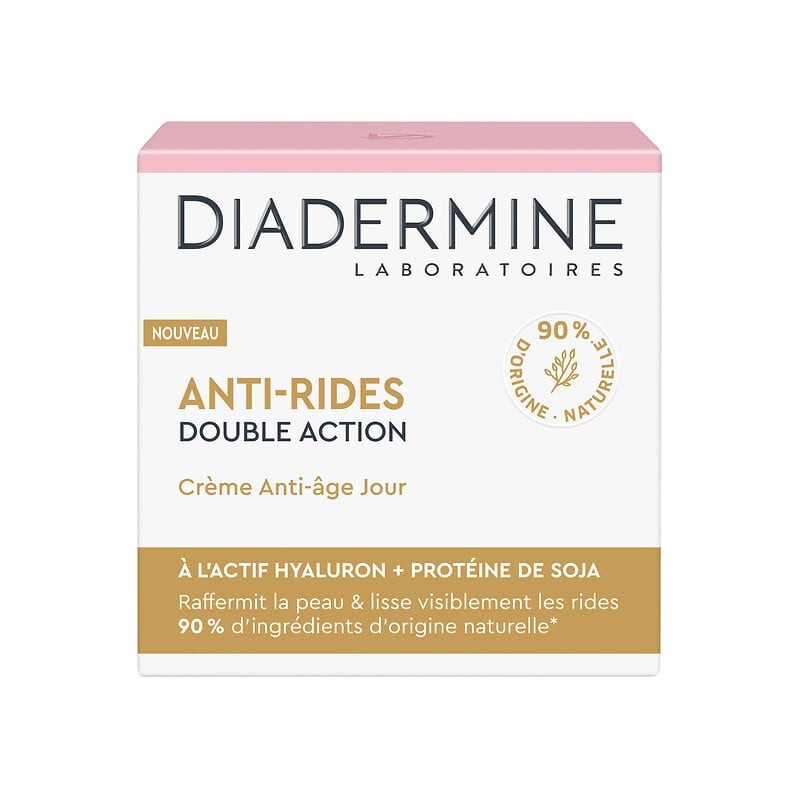 Crème anti rides jour à l'hyaluron + protéines de soja 50ml