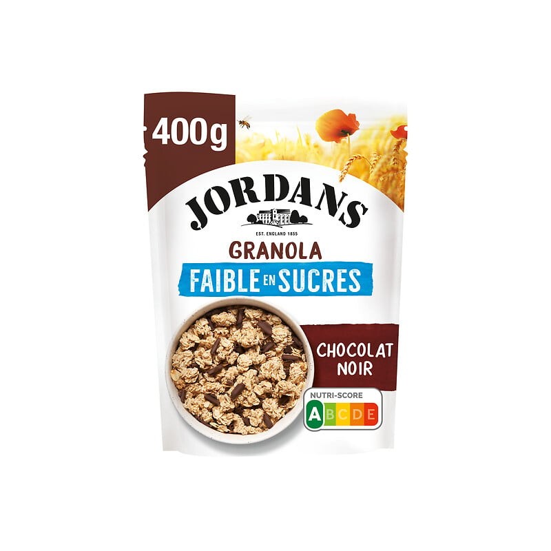 Céréales chocolat noir faible en sucres 400g
