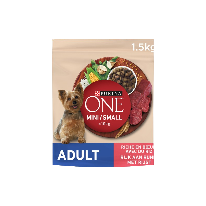 Croquettes de boeuf pour chiens adultes 1.5kg