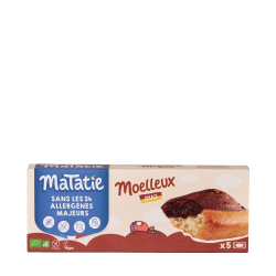 Gâteau moelleux duo bio sans allergènes majeurs x5 135g