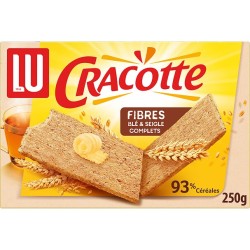 Cracotte au fibres blé et seigle complet 250g