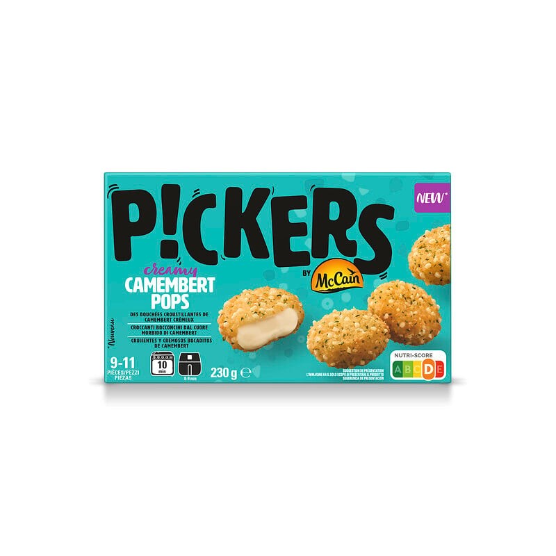 Pickers camembert pops 230g