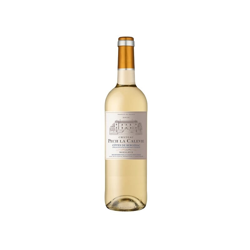 Vin blanc Châteaux Pech la Calevie Côtes de Bergerac AOP 11% 75cl