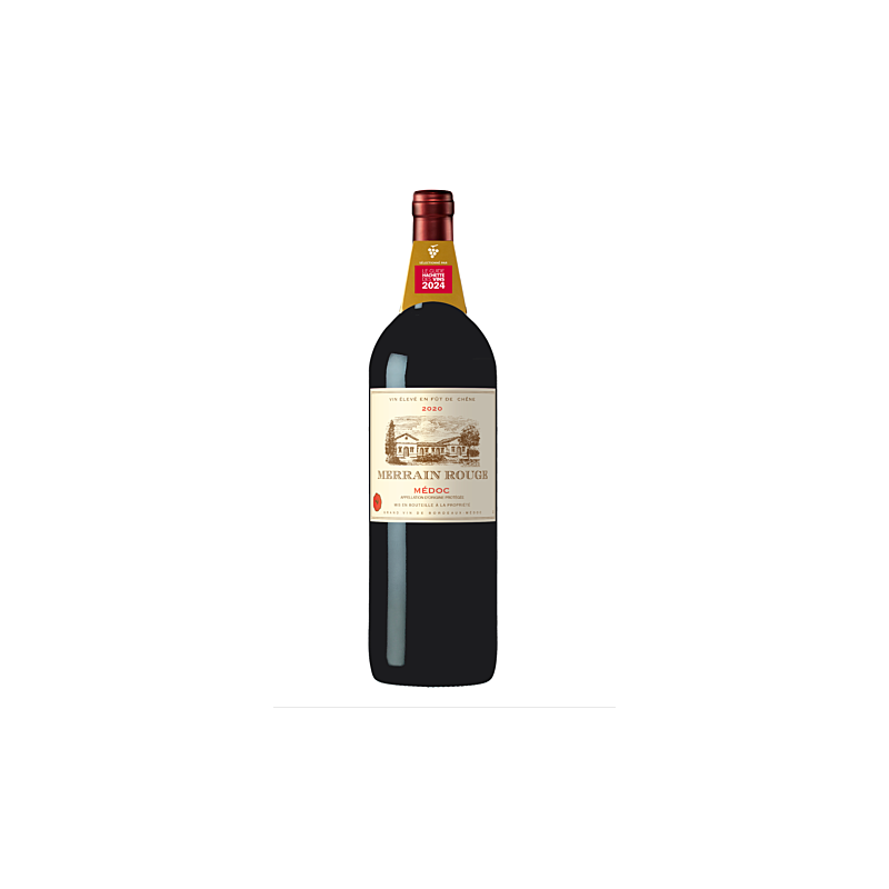 Vin rouge Merrain Médoc AOP 2020 1.5l
