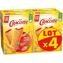 Cracotte craquinette fraise 4x200g