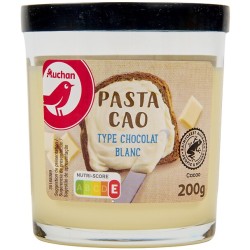 Pâte à tartiner chocolat blanc 200g