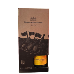 Coffret mousseux brut Cuvée de L'Ecusson 12% 2x75cl + 2 verres