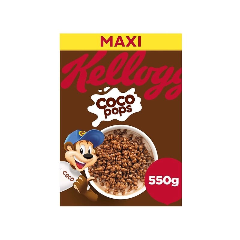 Céréales coco pops au chocolat 550g
