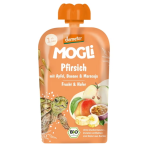 Gourde bio pêche avoine pomme banane dès 1an 100g