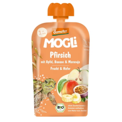 Gourde bio pêche avoine pomme banane dès 1an 100g