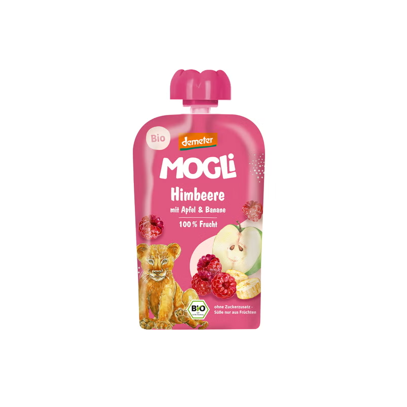 Gourde bio framboise pomme banane dès 1an 100g