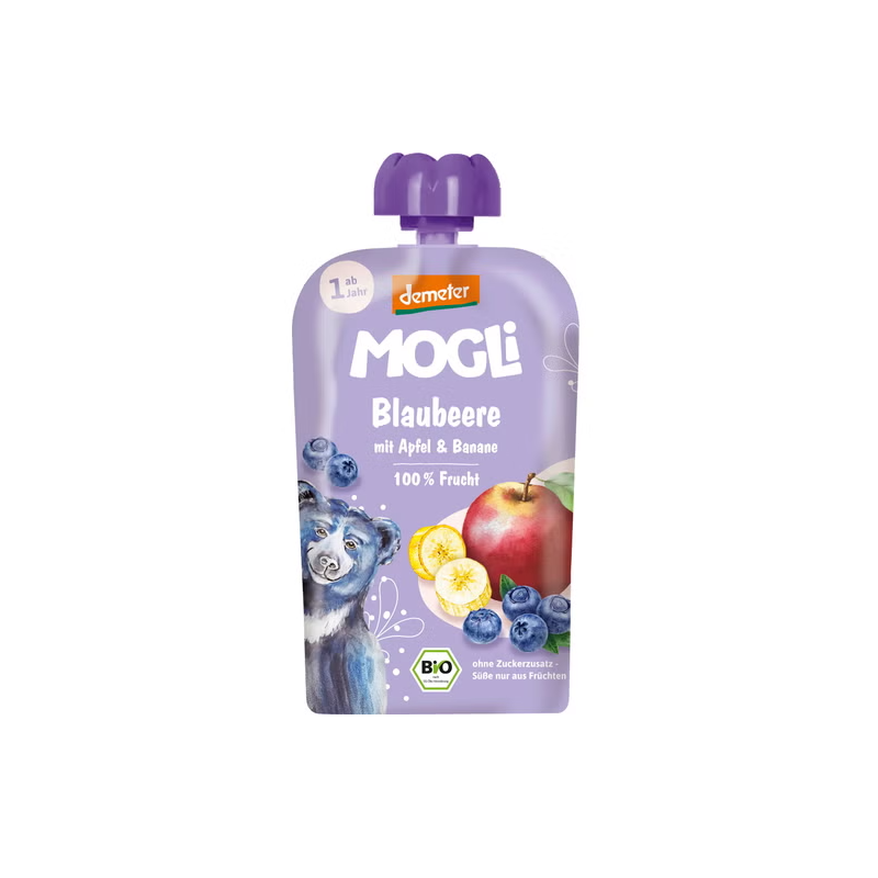 Gourde bio myrtille pomme banane dès 1an 100g
