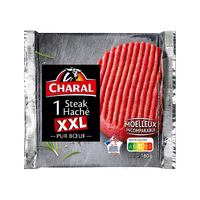 Steak haché XXL pur boeuf x1 180g
