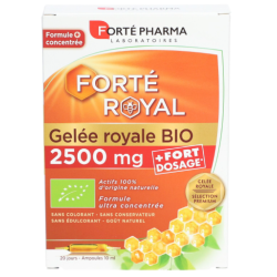 Gelée royale 2500 mg bio 20 ampoules