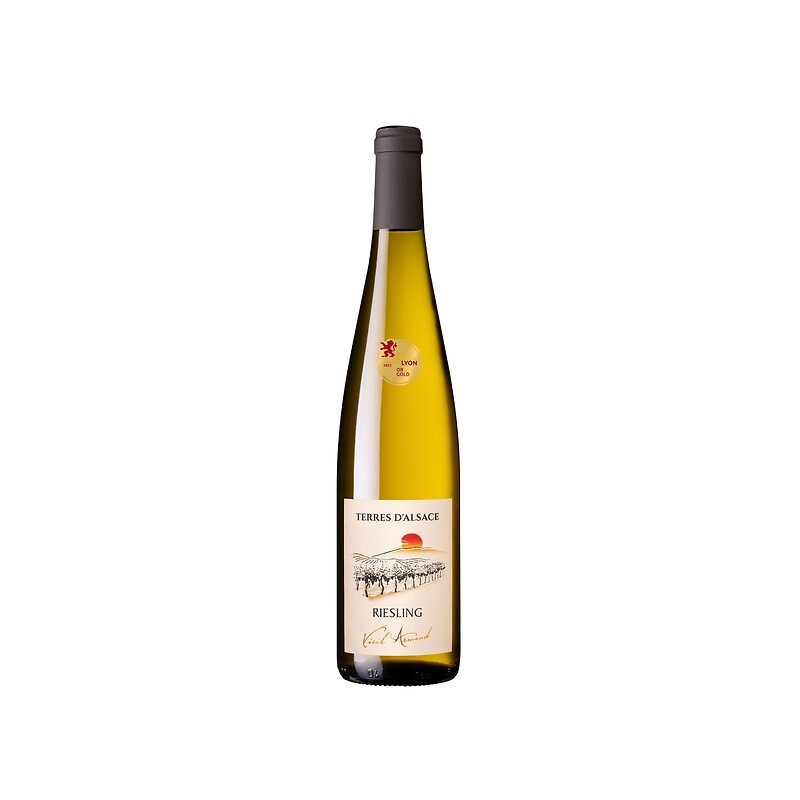 Vin blanc AOC Riesling terres d'Alsace 11.5% 75cl