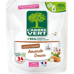 Lessive liquide amande douce hypoallergénique recharge 1.53l