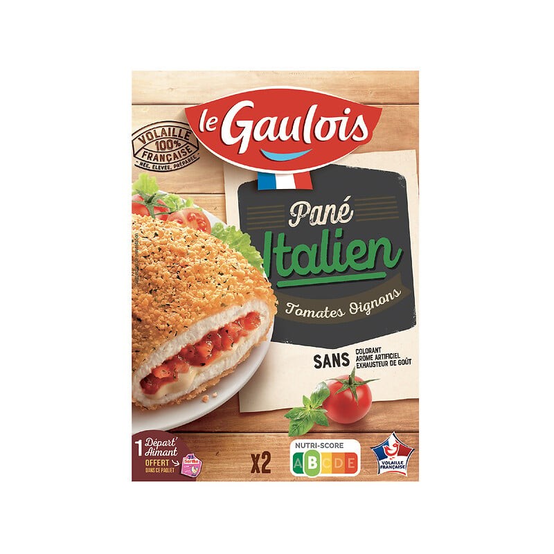 Pané italien tomates oignons 2x100g