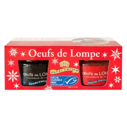 Oeuf de lompe noir et rouge MSC 2x80g