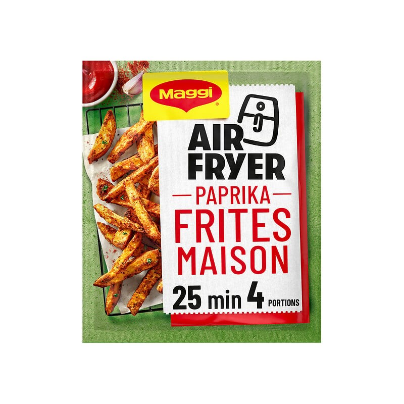 Mélange pour air fryer assaisonnement déshydraté paprika frites maison 34g