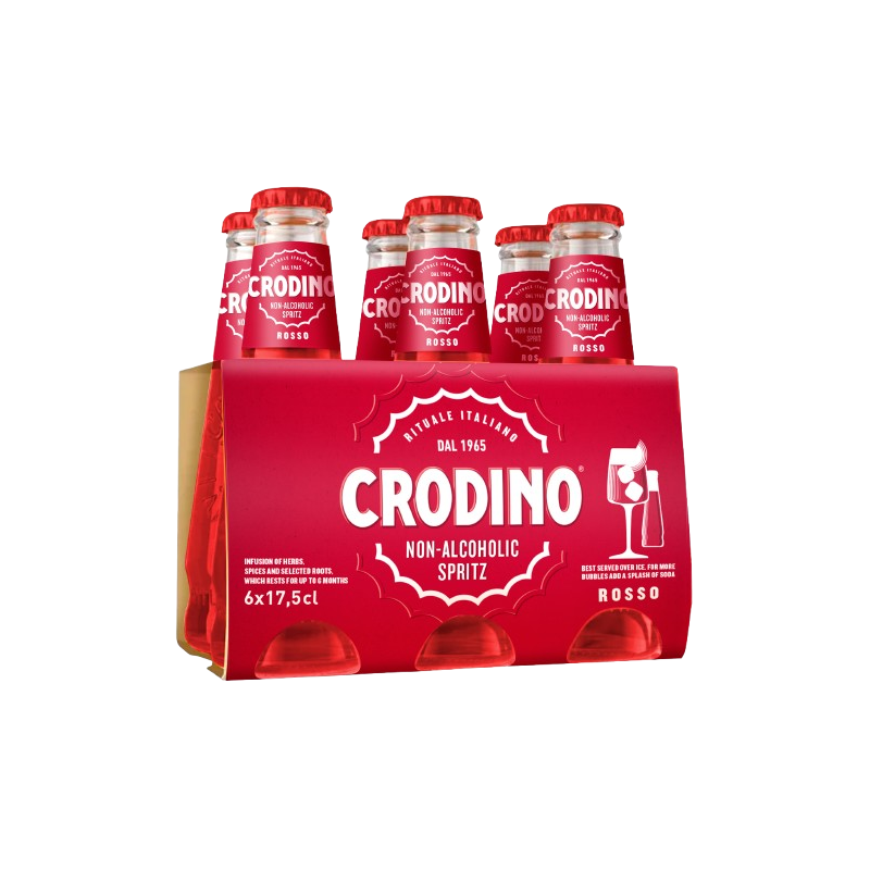 Apéritif sans alcool rosso 0% 6x17.5cl