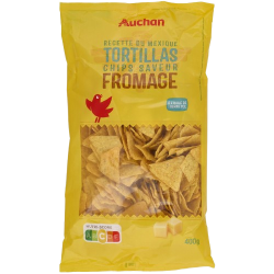 Tortillas chips fromage 400g