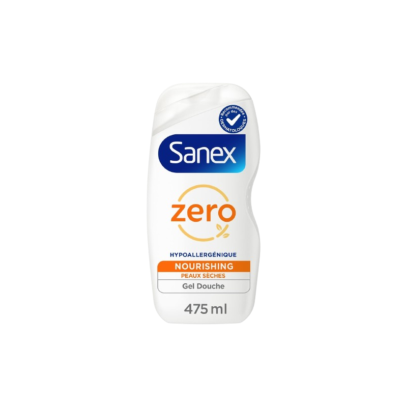 Gel douche hypoallergénique 0% peaux sèches 475ml