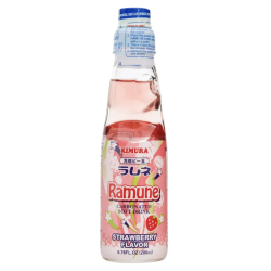 Limonade japonaise ramune strawberry 20cl