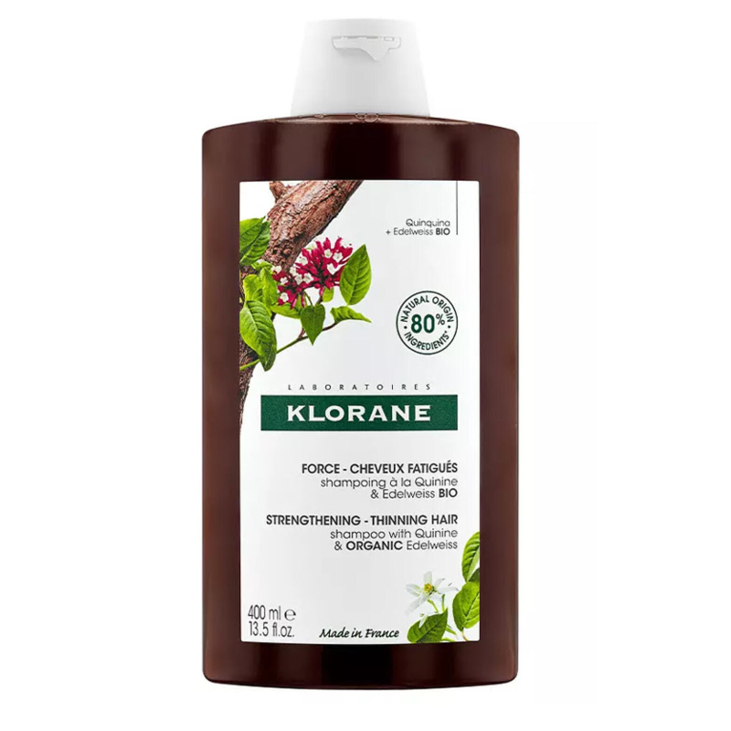 Shampoing fortifiant à la Quinine & Edelweiss BIO 400ml